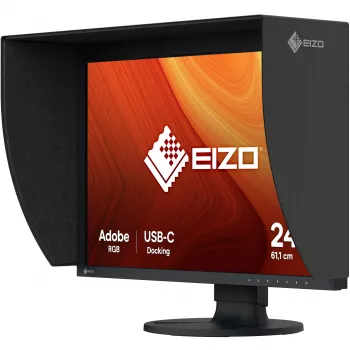 EIZO ColorEdge CG2400S arvutimonitor 61,2 cm (24,1 tolli) 1920 x 1200 pikslit WUXGA LCD must