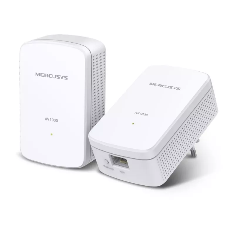 Mercusys | AV1000 Gigabit Powerline Starter Kit | MP500 KIT | 1000 Mbit/s | Ethernet LAN (RJ-45) pordid 1
