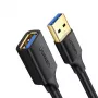 Ugreen pikenduskaabli adapter USB 3.0 (emane) kuni USB 3.0 (isane) 2 m (must)