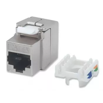 IC Intracom Intellinet - Keystone-Connector - RJ-45 (W) - FTP - CAT 6a - Keystone-Socket - Hõbedane (771986)