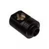 Adapter fitting EK Water Blocks Messing Must 28mm kõrgus 2,3cm läbimõõt