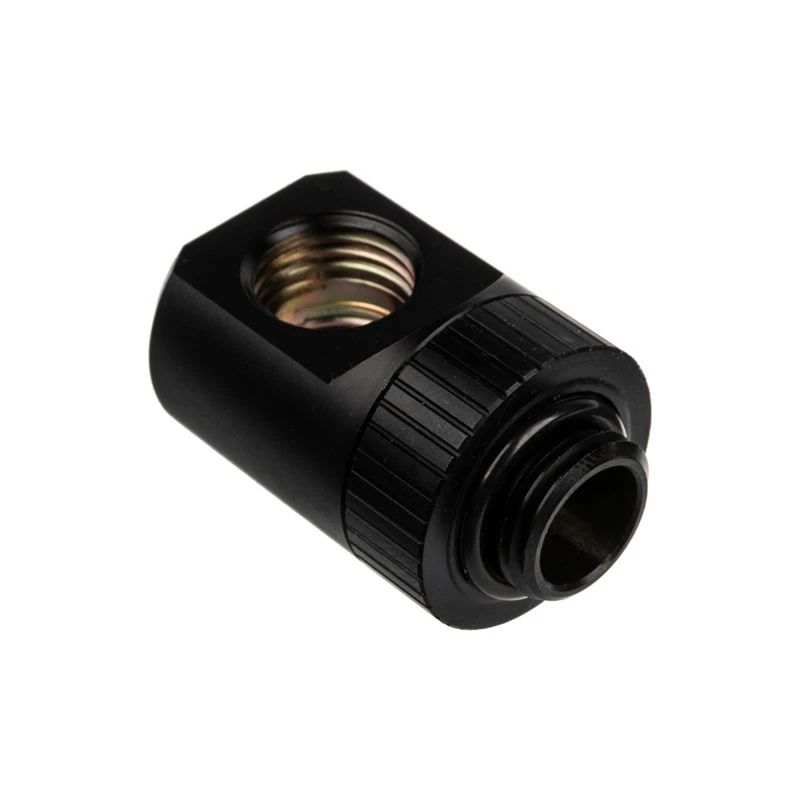 Adapter fitting EK Water Blocks Messing Must 28mm kõrgus 2,3cm läbimõõt