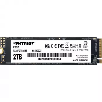 SSD Drive Patriot P320 2TB M.2 2280 PCIe 3.0 x4 NVMe