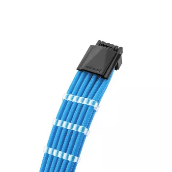 CableMod C-Series PRO ModMesh 12VHPWR kuni 3x PCI-e kaabel Corsairile - 60 cm, helesinine