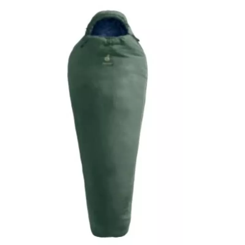 Magamiskott DEUTER Orbit SL -5 °C / 23 °F, sünteetiline, täiskasvanutele, mõõdud 198×75×48 cm, roheline