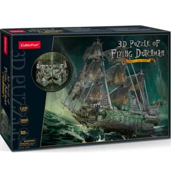 3D LED pusle Flying Dutchman mudel L526H, No name — kokkupandud valgustatud mudel