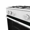 Põrandal seisv gaasipliit Gorenje GG6A10WFFM, valge, 4-põletiga pliit, 72 L gaasiahi, pöörlevad esijuhtnupud