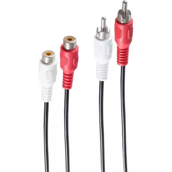 Helikaabel ShiverPeaks BS40202 1,5 m 2xRCA isane must