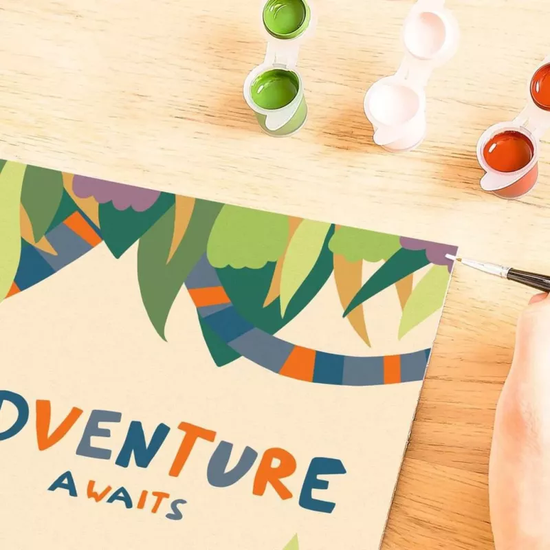 Art kit Ravensburger CreArt - “Hello New Adventure” painting set, model 23904
