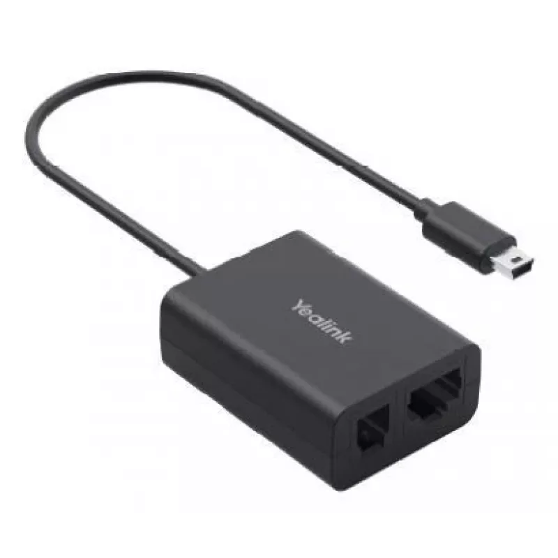 EHS-adapter Yealink EHS62 — peakomplekti/kõrvaklappide tarvik, must