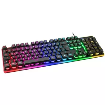 DELTACO GAMING GAM-021-RGB klaviatuur, membraan, RGB, juhtmega