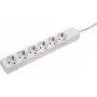 Pikendusjuhe AS Schwabe 11611 Valge, 1 pistikupesa, kompaktne vaheklemmdisain