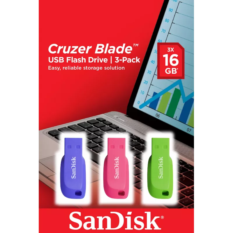 USB-mälupulk SanDisk 16GB USB Type-A 2.0 Cruzer Blade
