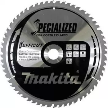 Makita Specialized EFFICUT - ketassaetera - puidule, metallile - 305 mm - 60 hammast - Makita DLS211ZU, LS003GZ01, LS1219L jaoks (B-67309)