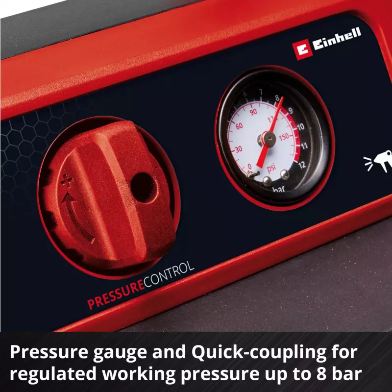 Power X-Change akukompressor TE-AC 18/75 Li OF-Solo, 18 V (must/punane, ilma aku ja laadijata)