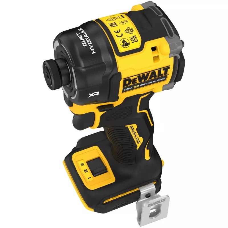 Keerupüstol DeWalt DCF870NT-XJ, 18V Li-Ion, 56 N·m, 1/4-tolline padrun, püstolkäepide, 100 mm pikkus