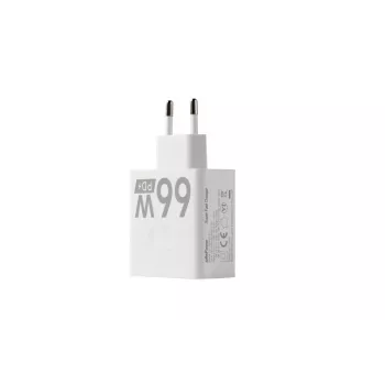 UleFone 66W laadija — kiire USB-toiteadapter kaasaskantavatele seadmetele, mudel UF-CHAR-66WR