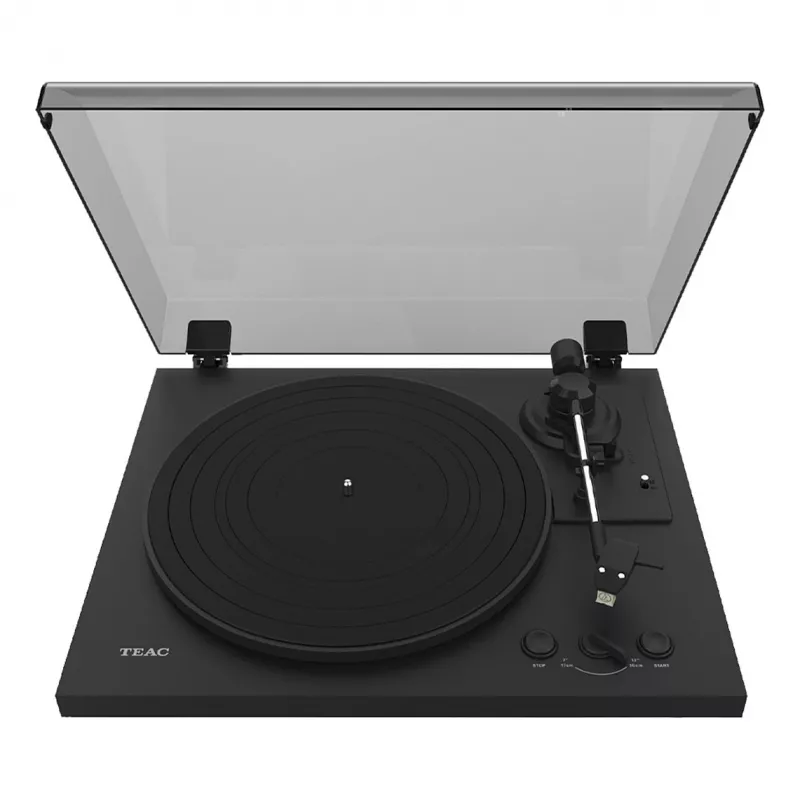 Rihmülekandega helipleier TEAC TN-175-B must