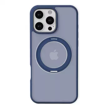 Kaitseümbris Torras Ostand Pro iPhone 16 Pro jaoks, sinine, õhuke disain