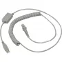 Datalogic USB-kaabel, spiraalne USB-ühenduskaabel, spiraalne, Hall, 2m, Sobib kõikidele käeshoitavatele skanneritele (90A051922)