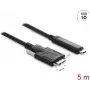 DELOCK USB-kaabel USB C kuni Micro-USB B 5 m USB 2.0 Must