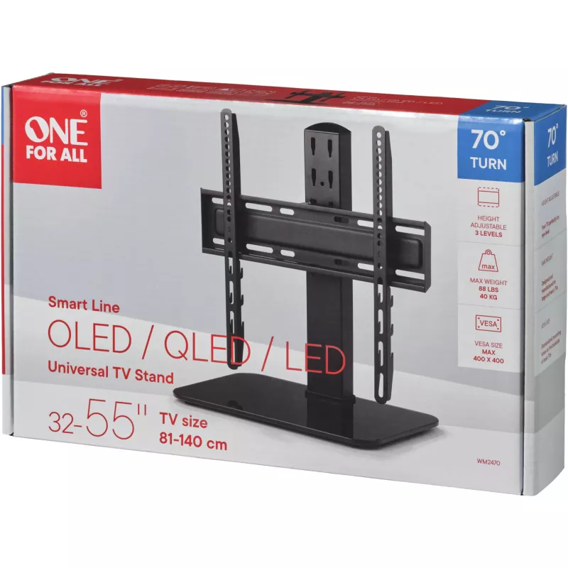 ONE For ALL | Nutikas lauatelerialus WM 2470 | Kõrgusreguleeritav | 32-55 | Maksimaalne kandevõime 40 kg