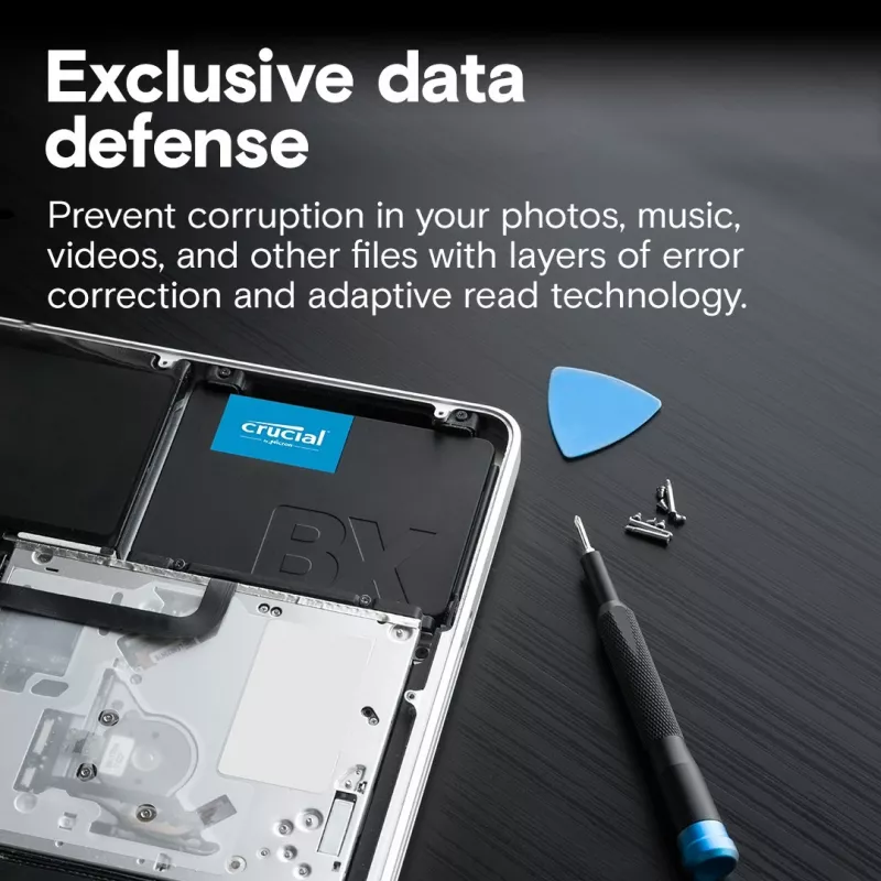 SSD Crucial 4 TB 2,5-tolline SATA 3D NAND CT4000BX500SSD1