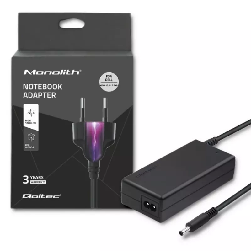 Dell 65W toiteadapter | 19,5V | 3,34A | 4,5 * 3,0 + tihvt