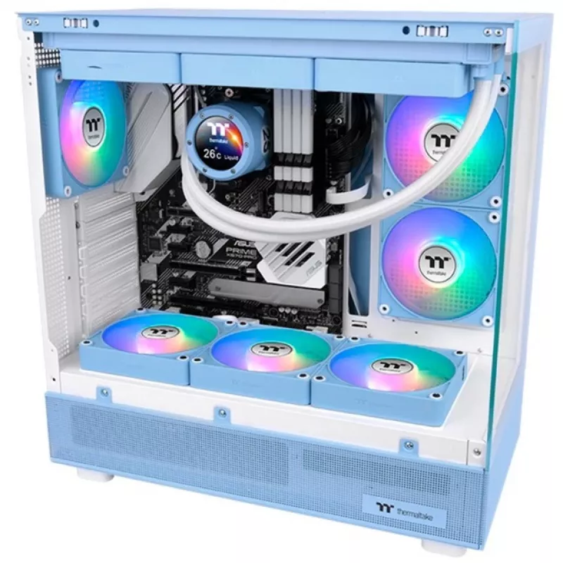 Thermaltake CT140 EX Reverse ARGB 140mm korpuseventilaator 3-pack Hydrangea Sinine