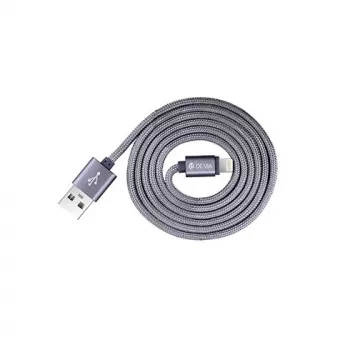 USB Lightning kaabel Devia Fashion Series MFi 2.4A 1.2m — Lightning USB-A-le, MFi-sertifikaadiga, 2.4A, 1.2 m pikkus