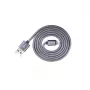 USB Lightning kaabel Devia Fashion Series MFi 2.4A 1.2m — Lightning USB-A-le, MFi-sertifikaadiga, 2.4A, 1.2 m pikkus