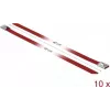Kaabliside DeLOCK 18783 Teras Punane 400mm 10 tk