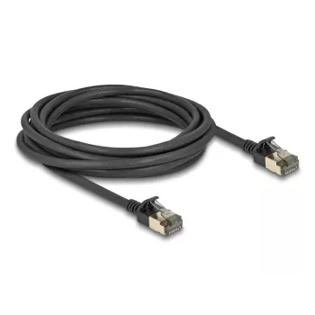 DeLOCK RJ45 võrgukaabel Cat.8.1 F/FTP õhuke Pro 5 m must