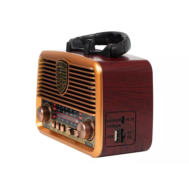 Analog raadio BLOW RA10 AM/FM päikeseenergial 77-540 — AM/FM vastuvõtja päikesepaneeli ja akuvarundusega