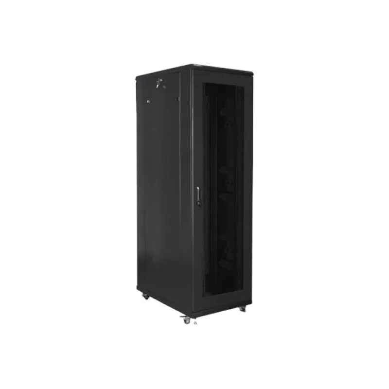 Eraldiseisev rack LANBERG FF01-8042-23B 42U 19-tolline 800×1000 mm must, 121 kg kandevõime