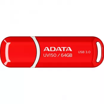 USB-mälupulk ADATA DashDrive UV150 64 GB, USB Type-A 3.2 Gen 1, punane, korgi disain