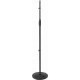 Mikrofonistatiiv Omnitronic, reguleeritav kõrgus 85–157 cm, kolmjalaga alus, mudel 6000580P