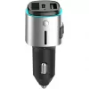 FM transmitter 4smarts 456201 Sigaretisüütepistik Must Hõbedane AM FM Bluetooth