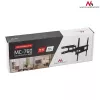 TV wall mount MACLEAN MC-760 for 32–55 inch TVs, steel, VESA up to 400x400, 30 kg, Must, 9.6–44.8 cm
