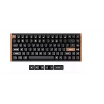 Juhtmevaba mehaaniline klaviatuur Keychron K2 Special Edition — kompaktne 75% paigutus, RGB-taustvalgustus, must, mudel K2H-F1