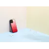 Kaitsev iKinsi ümbris Apple iPhone 12 Pro Max jaoks — roosa järv mustade aktsentidega