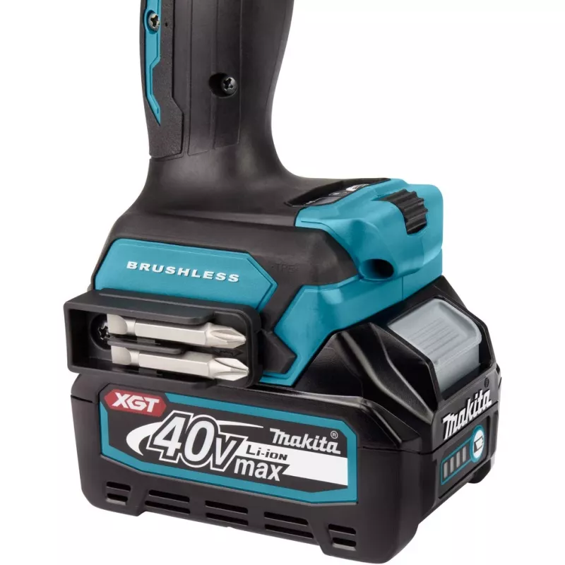 Makita HP001GD201 - Pöördvasar/puurkeeraja - Juhtmeta - 2 kiirust - Padrunivõti 13 mm - 140 N·m - 2 akut, laadija kaasas - 40 V (HP001GD201)