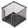 Märkmepaberi karp Forpus, 9,5x9,5 cm, must, perforeeritud metall 1005-008