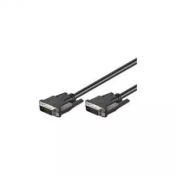 Wentronic goobay - DVI-kaabel - Dual Link - DVI-D (M) DVI-D (M) - 15,0 m - must (93951)