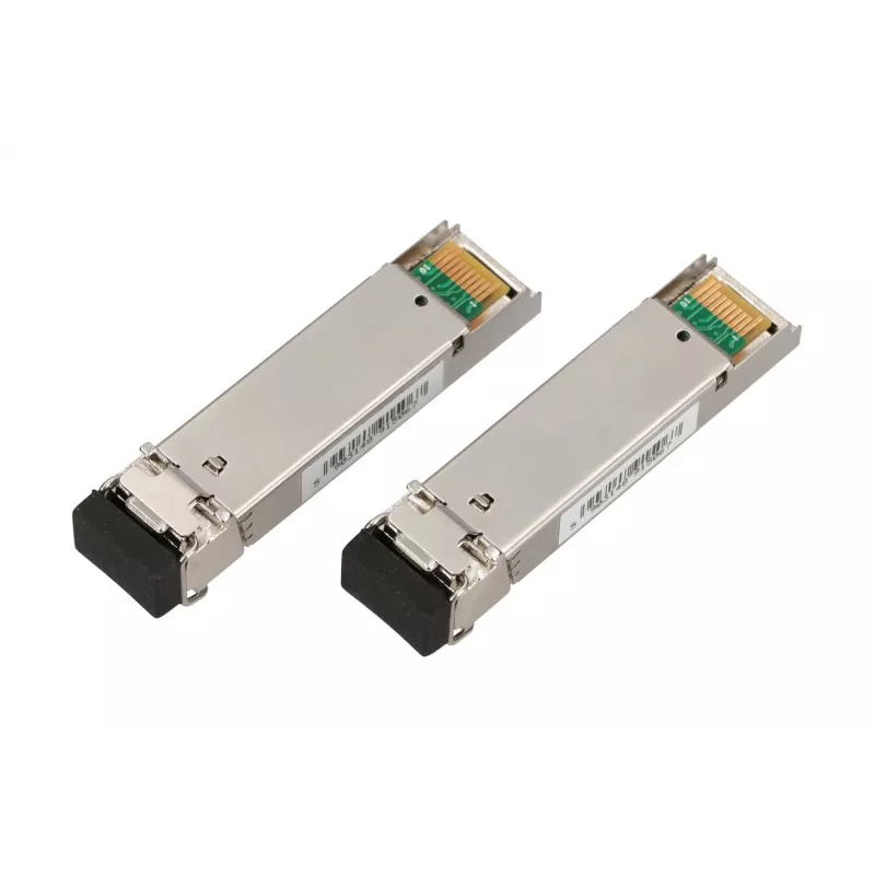 Extralink SFP WDM-moodul 1,25G, 1,25 Gbit/s, 1310/1550nm, ühemoodiline, 20 km, LC, DOM, paar, mõeldud HP/Aruba jaoks