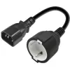 Toiteadapter QOLTEC 53906 IEC 320 C14 SCHUKO-le 16A 250V