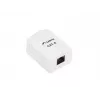 LANBERG RJ-45 pistikupesa karp OU6-0001-W, Cat6, valge