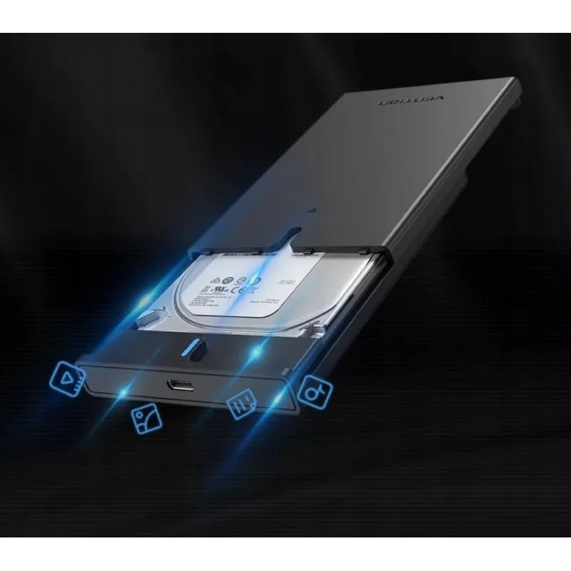 Vention SATA 2.5 USB 3.1 kõvaketta korpus