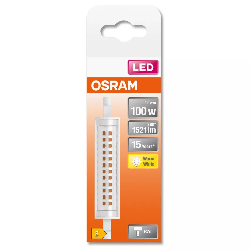 LEDvance Osram õhuke LINE LED-pirn 12 W R7s 1521 lm 2700 K