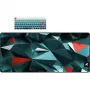 Klaviatuur Sharkoon SKILLER SGK50 S3 Design Bundle D1 hall-roheline punane — juhtmega mänguriklaviatuur, kompaktne paigutus